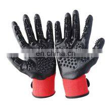 Horse Cat Dog Pet Cleaning Massage Deshedding Brush Tool Pet Hair Remover Glove thumbnail-1