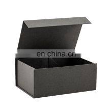 Wholesale Rigid Cardboard Luxury Product Packaging Magnetic Grey Color Gift Present Box thumbnail-2