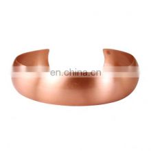 Medium-sized cuff bracelet, copper T01.05.01 Simple Design Smooth Alloy Cuff Bracelets For Women