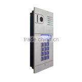 Hot sale IP video door phone with button for code access,calling owner after motion detection
