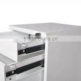 (DL-M1 ) 3 Drawer Metal File Cabinet Office Home Mobile Filing Storage Black Furniture Vertical thumbnail-6