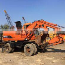 High Quality Doosan Digging Machine Dh140w-7 , Used Doosan Wheel Excavator , Doosan Dh140 Dh160 Dh210