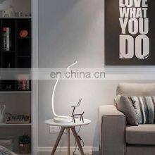 Spiral LED Table Lamp Acrylic Iron Curved Bedroom Living Room Bedside Modern LED Spiral Table Lighting thumbnail-5