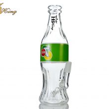 KQ68 9inch juice bottle glass bong juice bottle glass bong smoking pipe