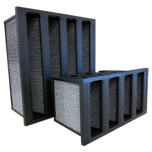 V BANK CARBON FILTER WITH PLASTIC FRAME