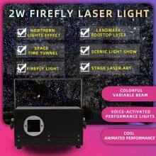 Direct Supply 2W Waterproof RGB Star Laser Light IP65 Full Color DMX512 Control Mode Auto thumbnail-3