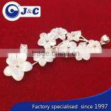 Manufacture Real Natural Mother of Pearl Shell Carve Flower Bracelet thumbnail-3