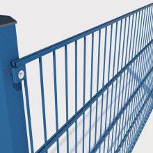 Twin Wire Mesh Fence Heavy Duty Industrial Security Fencing With Square Post thumbnail-1