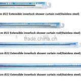 SS304 Stainless Steel Shower Rod Shower Curtain 8001~8002
