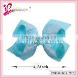 New Years Hair Bows Fake Wholesale Jewelry Kids Hair Ribbon Bows Clip thumbnail-3
