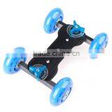 Professional Photography Dolly Rail Cars For DSLR Camera Magic Arms Other 1/4 "instruments Black thumbnail-2