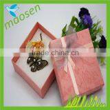 Paper jewelry box with ribbon custom paper jewelry box luxury paper jewelry box