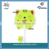 Personalised plastic hand held fan, customized fabric hand held fan for wedding gifts