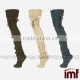 Must Have Multi Color Cable Knit Boot Sock thumbnail-1