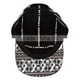 High Quality Manufacturer Custom Black Blank 5 Panel Hats thumbnail-5