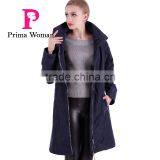 2016 Spring Latest Design Light Fashion Long Women Trench Coat thumbnail-3