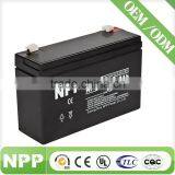 6v12ah Rechargeable Battery AGM Battery for UPS thumbnail-1