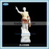 Hand Carved Stone Tall Garden Statues