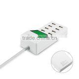 Universal 8 USB Port Display Screen US EU UK Plug Travel AC Power Adapter Socket Smart Wall Charger For Cell Phone Tablet Camera thumbnail-6