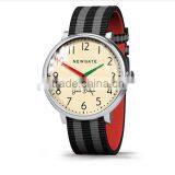 Club Military Watches With Canvas Strap Grey and Blue Stripes Bracelet Watch thumbnail-1