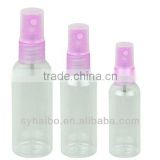 60ML PET liquid bottle/ pet spray bottle