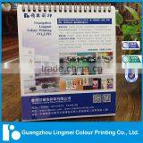 2016 New Design Desktop Calendar Printing With Chinese Flowers and Birds Painting thumbnail-4