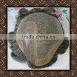 Human hair men wig toupee hair piece for men