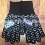 Long Type Heat Resistant BBQ Silicone Gloves thumbnail-1