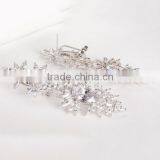 AAA Cubic Zircon Long Dangle Earrings for Women High Quality Luxury Wedding Earrings Bridal Jewelry thumbnail-3