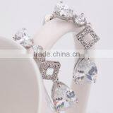 AAA+ Cubic Zircon Elegant Water Drop Earrings for Wedding Party Women's Fashion Jewelry Earrings thumbnail-2
