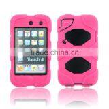 Defender Case for IPod Touch 4 With Screen Protector and Kickstand