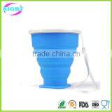 Food Grade Foldable Drinkware Collapsible Silicon Cup thumbnail-3