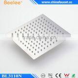 Beelee Rainfall Brushed Bath Shower Stainless Steel Shower Head thumbnail-2