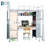 Bunk Bed With Desk and Wardrobe School Students Metal Bed for School thumbnail-6