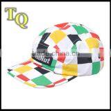 Custom 5 Panel Hats Checked 100% Polyester Printed Snapback Caps thumbnail-1