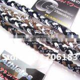 Power Triple Braided Ionic Titanium Balance Sport Baseball Necklace Quality Choice thumbnail-3