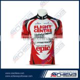 Custom Logoes Cycling Jersey with Full Zipper 2014 Flat Lock