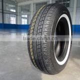 radial car tyre white wall P225/75R15