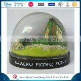 Custom Resin Oval Plastic Souvenir Snowball