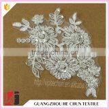 HC-2751-1 Hechun 3D Clear Bead Custom Wholesale Sequin Bridal Applique thumbnail-5