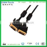 High quality DVI 24+1 male to female DVI cable