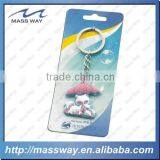 Novely Cartoon Funny Custom 3D Rabbit Shape Soft PVC Keychain