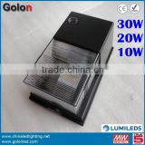 High quality IP65 Meanwell driver 10w mini led wall pack light with aluminum housing