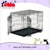 Ekia Wholesale Dog Cages Double Door Metal Dog Crate With Multiple Sizes Quality Choice Most Popular thumbnail-1