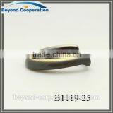 25mm Brush Antique Brass MS. MRS. Decorative Waist Strap Buckle thumbnail-5