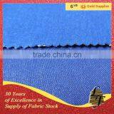 Medium Blue Stain Finished Cotton/spandex/poly Denim Fabric Stocklot PE12-D1605611