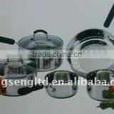 8PCS Stainless Steel Cookware Set thumbnail-1