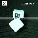 UL LISTED Dual USB Foldable Quick Charge 2.0 Wall Charger thumbnail-6