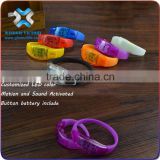 2016 Promotion Popular Cheap Multicolor Light Bracelet,silicon led bracelet