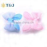 <<<Candy Bow Knot Hair Barrette Children& Girls Korean Colorful decorative Big Claw Fabric Clip/